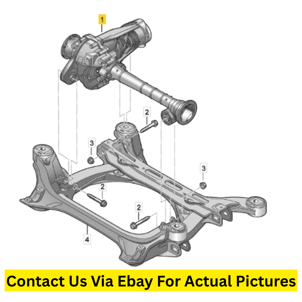 2012 Volkswagen Touareg Front Axle Differential Used OEM 0BM409505M