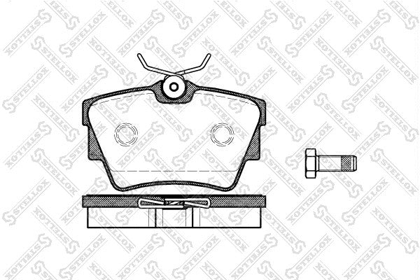 STELLOX VAG Brake Pads Set Rear - 4406000QAF