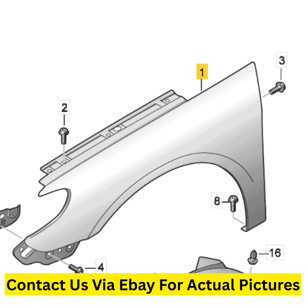 2012 Volkswagen CC Left Front Fender Used OEM 3C8821021