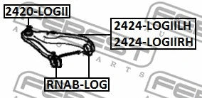 FEBEST LADA Left Front Arm 2424-LOGIILH