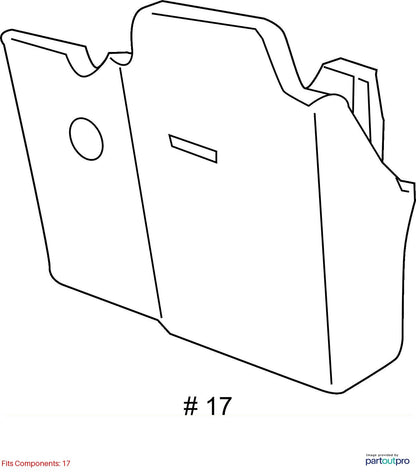 2009 Chevrolet Lumina S Hood Latch Safety Shield Used OEM 92186659