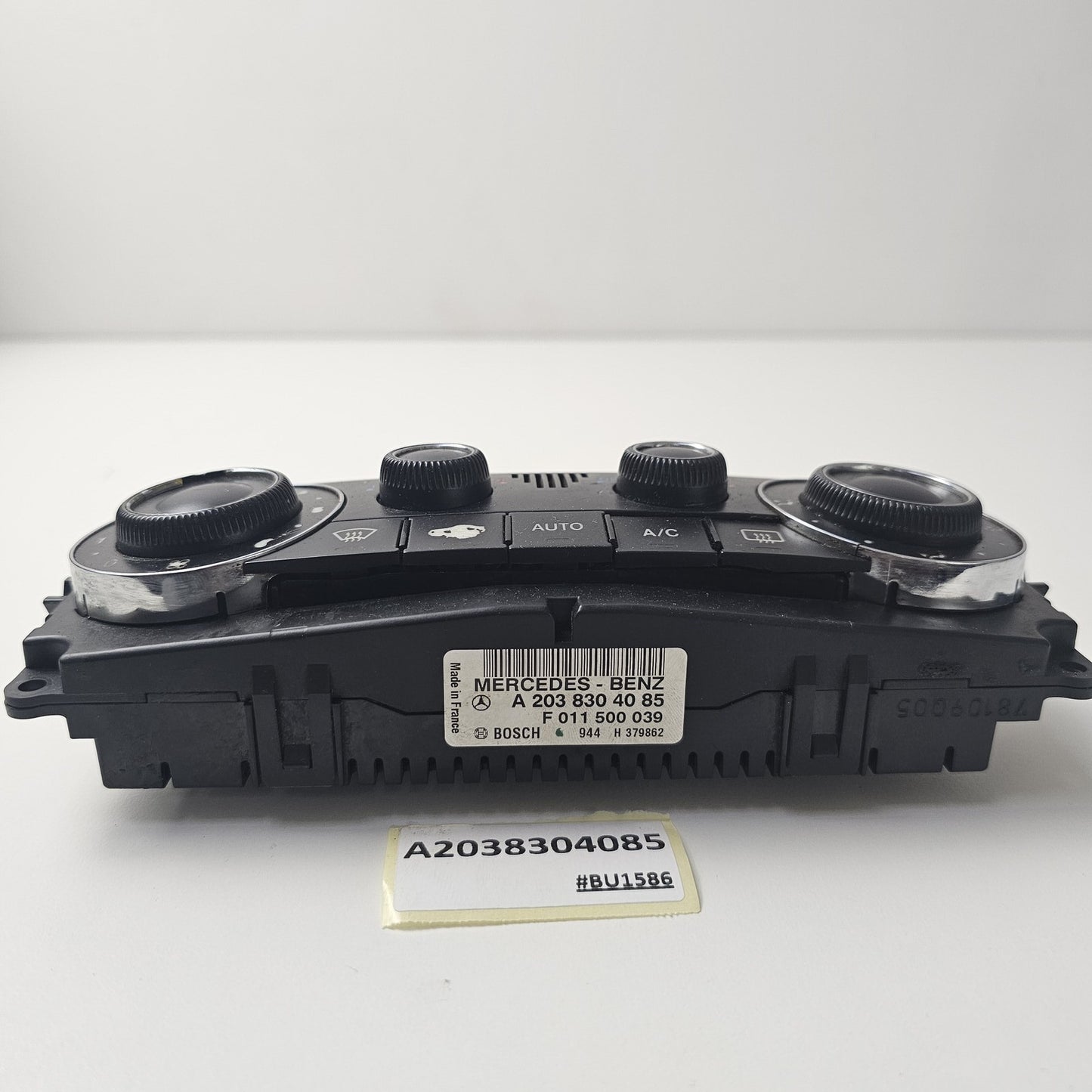 2003-2008 Mercedes-Benz C-Class W203 Climate Control Unit A2038304085
