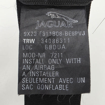 2008-2015 Jaguar XF FRONT RIGHT PASSENGER SEAT BELT 9X23F611B08BE