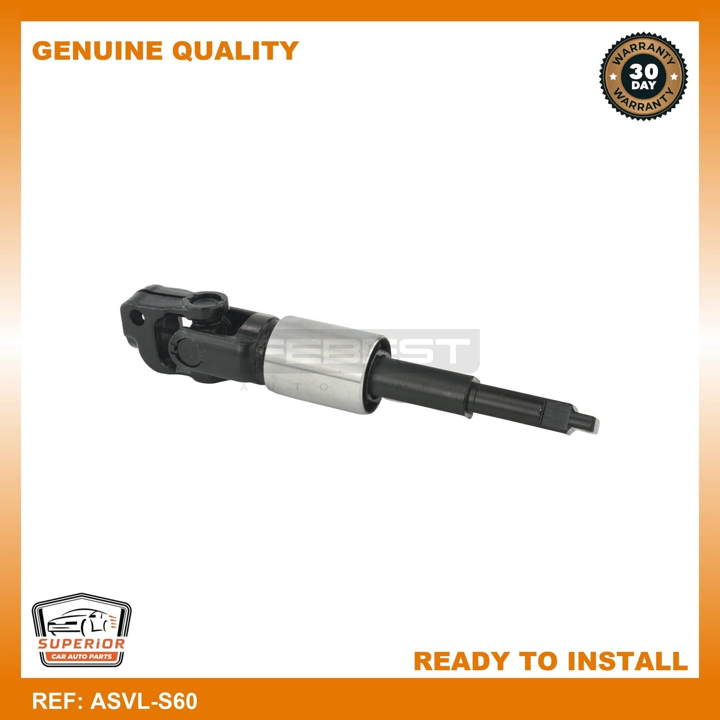 Febest 2001-2009 Volvo S60 Lower Intermediate Steering Shaft ASVL-S60