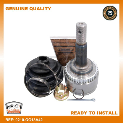 FEBEST 2001-2005 Nissan Almera Outer CV Joint 0210-QG18A42