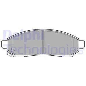 DELPHI 2005-2015 Nissan Xterra Brake Pad Set LP2011