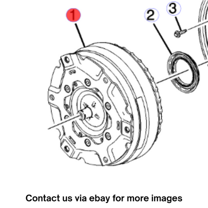 2018 Cadillac CTS Automatic Transmission Torque Converter Used OEM 24280384