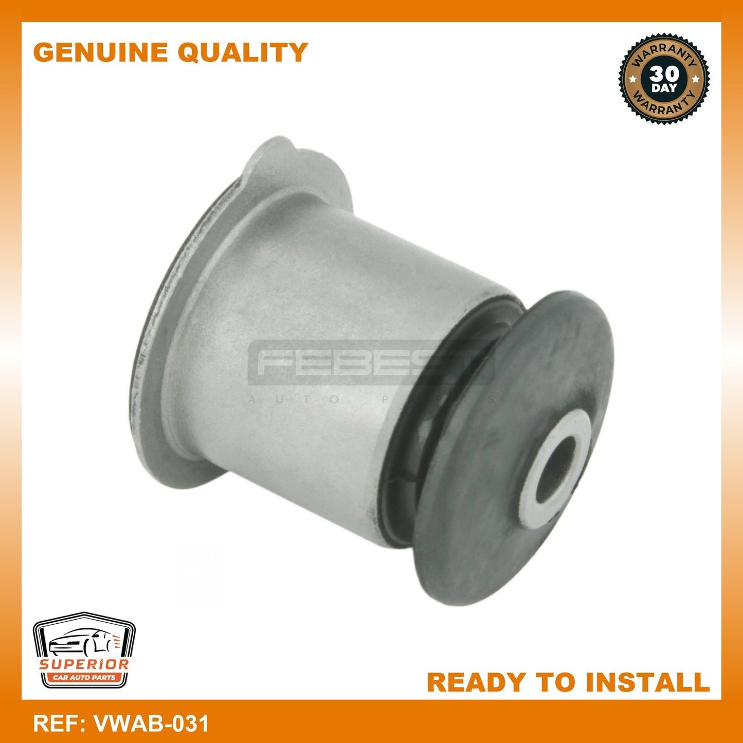 Febest 2011-2020 Volkswagen Amarok Bushing Front Upper Control Arm VWAB-031
