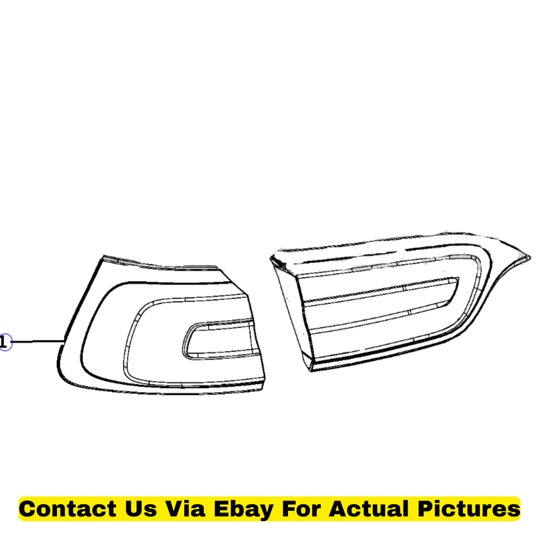 2014 Jeep Cherokee Right Tail Lamp Used