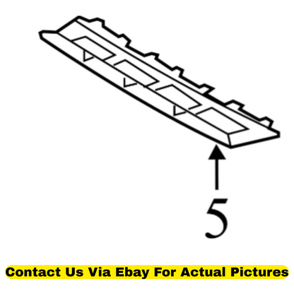 2012 Audi Q5 Front Bumper Support Rail Used OEM 8R0807110A1RR