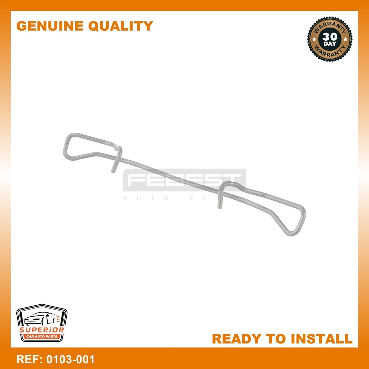 FEBEST BMW Spring Disc Brake Pad 0103-001