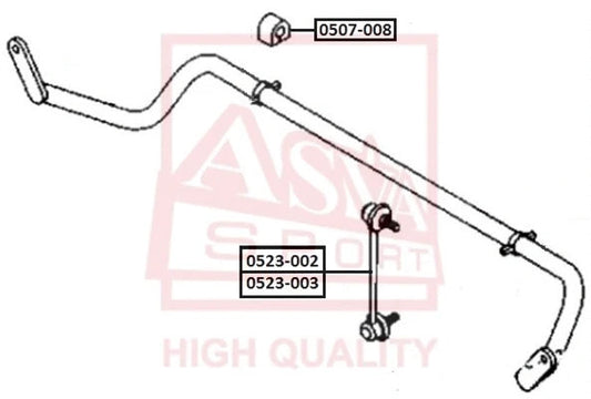 FEBEST 2003-2008 Mazda 6 Stabilizer Link 0523-002