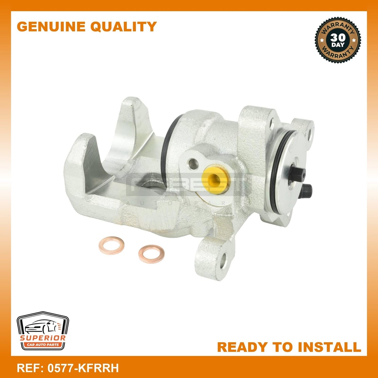FEBEST 2013-2017 Mazda CX-5 Rear Right Brake Caliper Assy 0577-KFRRH