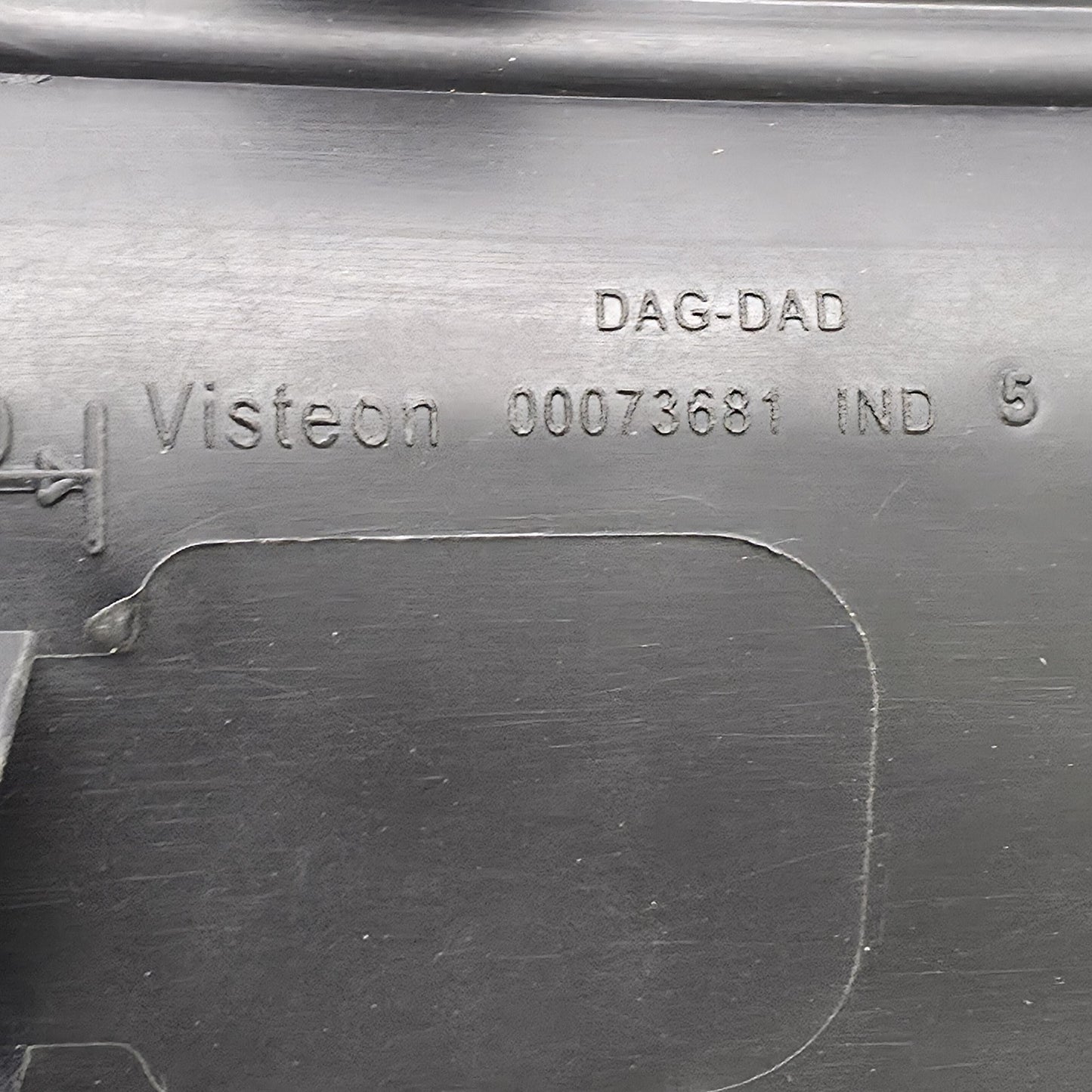 2006-2012 Peugeot 207 Molding 9670771177