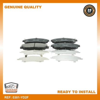 FEBEST 2007-2013 Acura MDX Disc Brake Pad Set Front 0301-YD2F