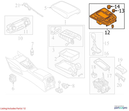 2012-2015 Audi A6 MMI Control Panel 4G1919610B