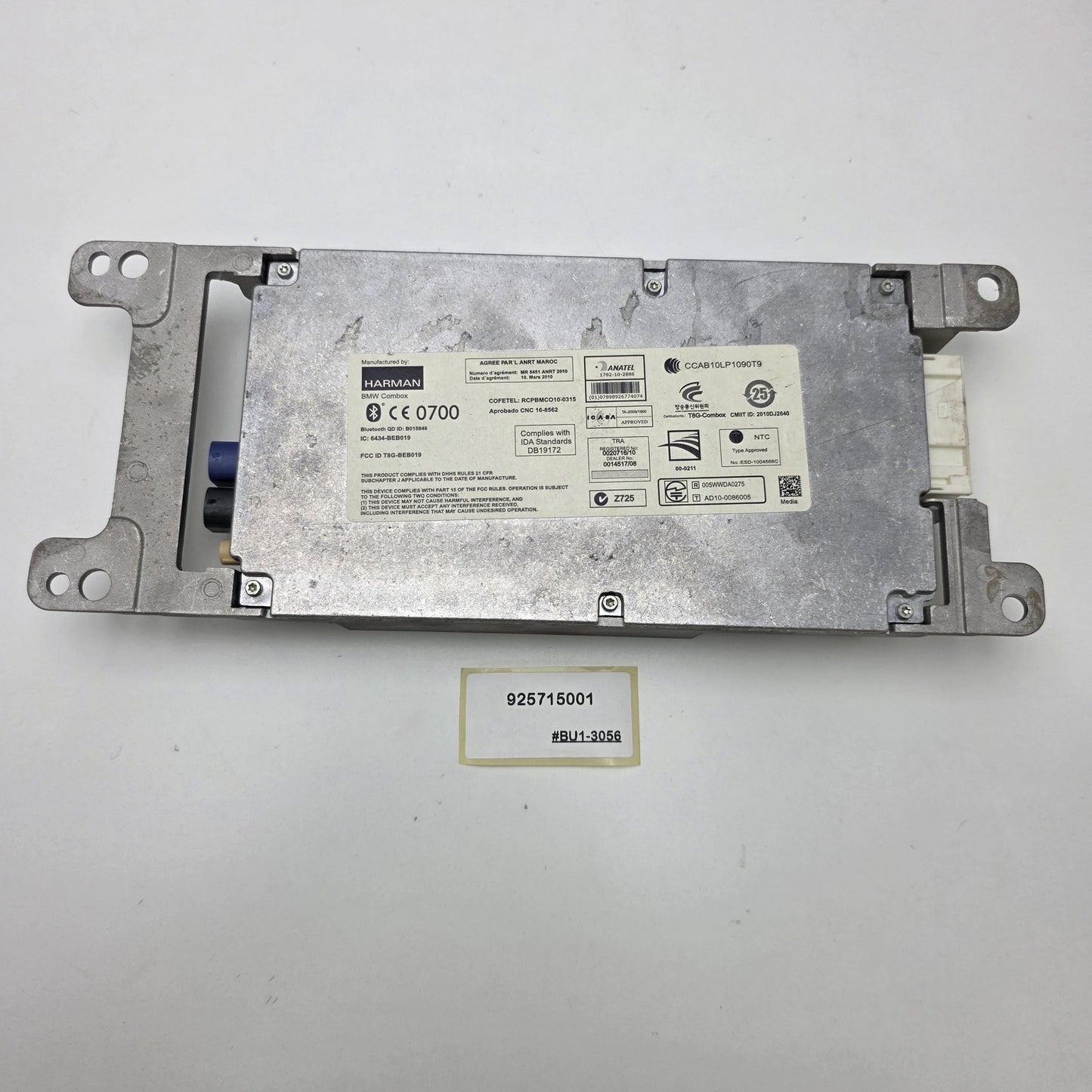 2012 BMW 3 Bluetooth Control Unit 925715001