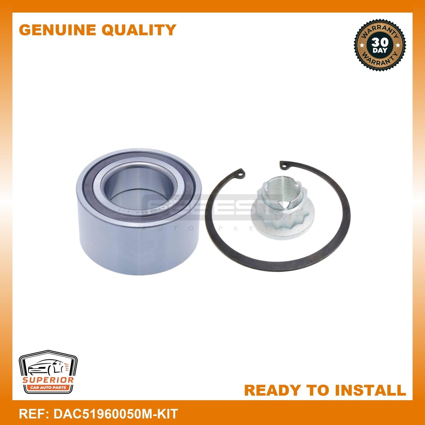 Febest Wheel Bearing Kit DAC51960050M-KIT