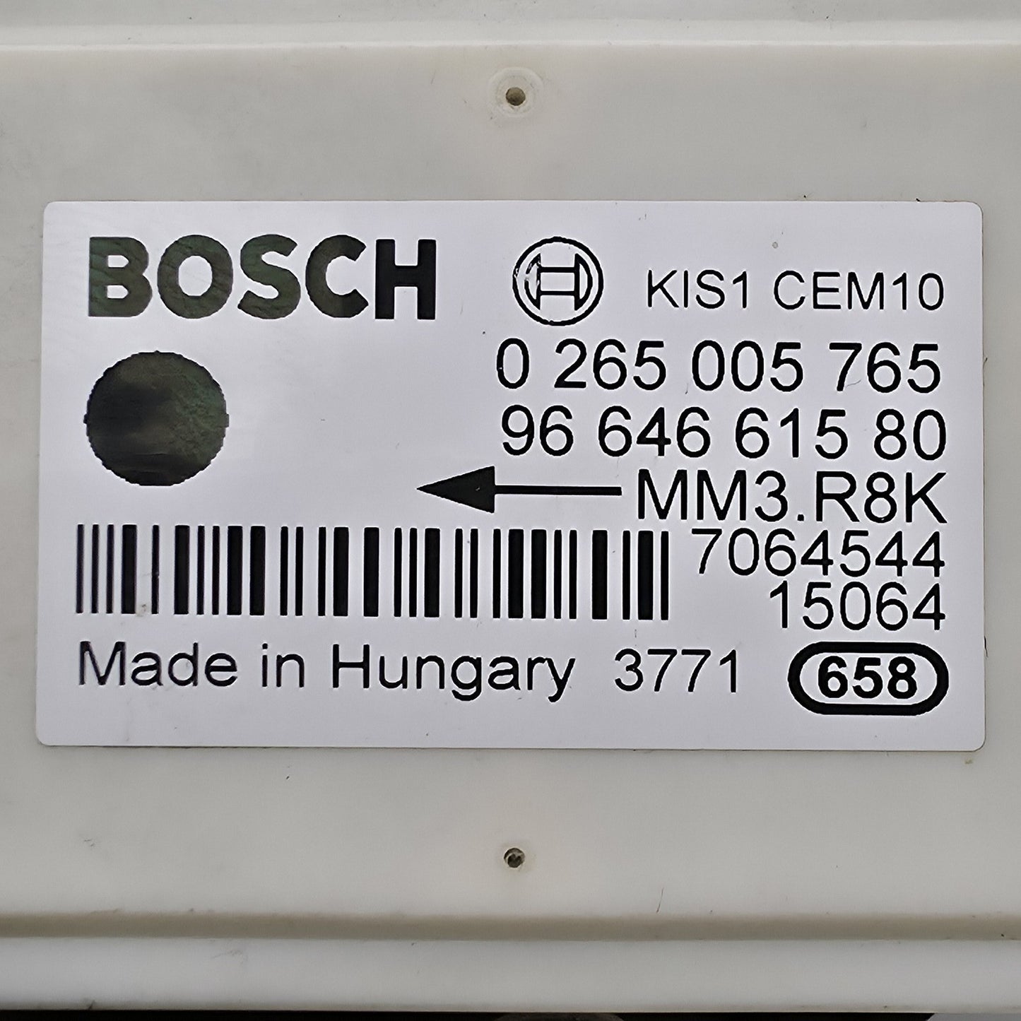 2010-2018 Peugeot 508 ESP Yaw Rate Speed Sensor 9664661580