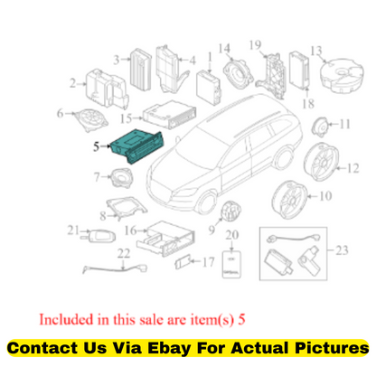 2012 Audi Q5 Radio Module Interface Used OEM 8R1035746C