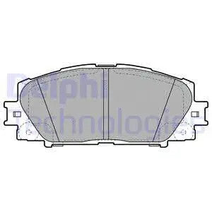 DELPHI 2005-2011 Toyota Yaris Disc Brake Pad Set LP2006