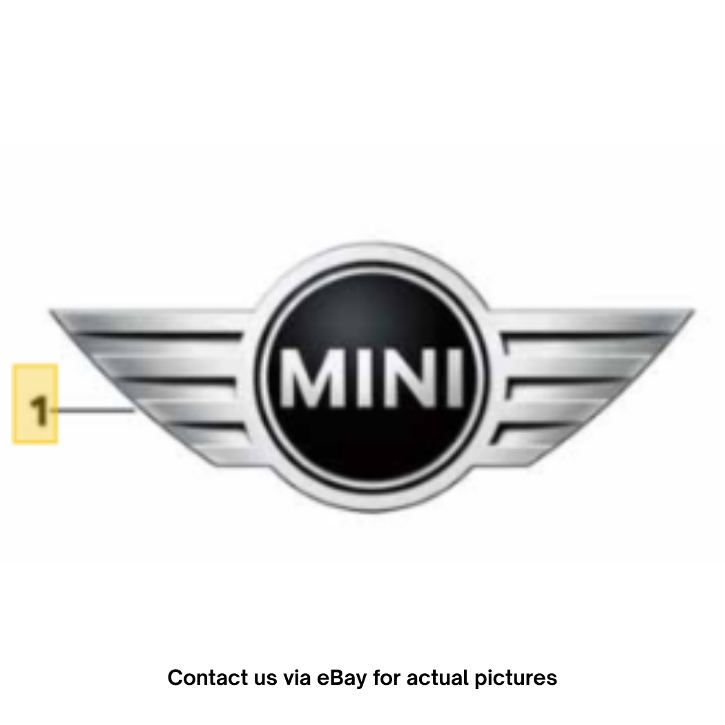2012 Mini Cooper Front Hood Emblem Used OEM 51142754973