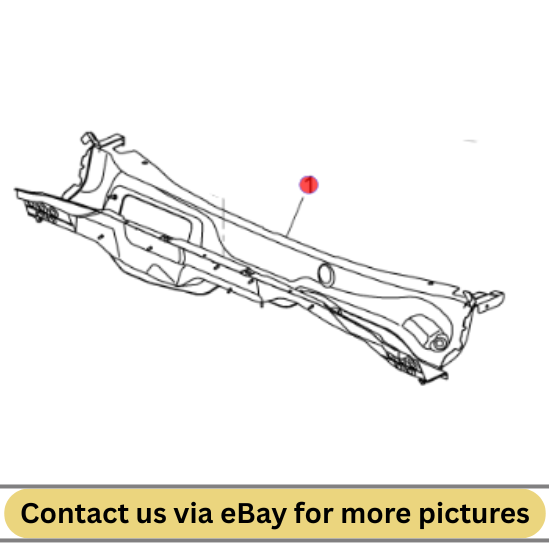 2010 Chevrolet Cruze Cowl Panel Windshield Wiper Used OEM 95073229
