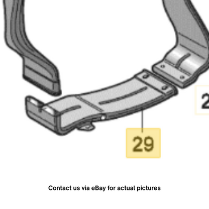 2012–2015 Audi A6 Left Lower B-Pillar Air Guide Channel Used OEM 4G0819829