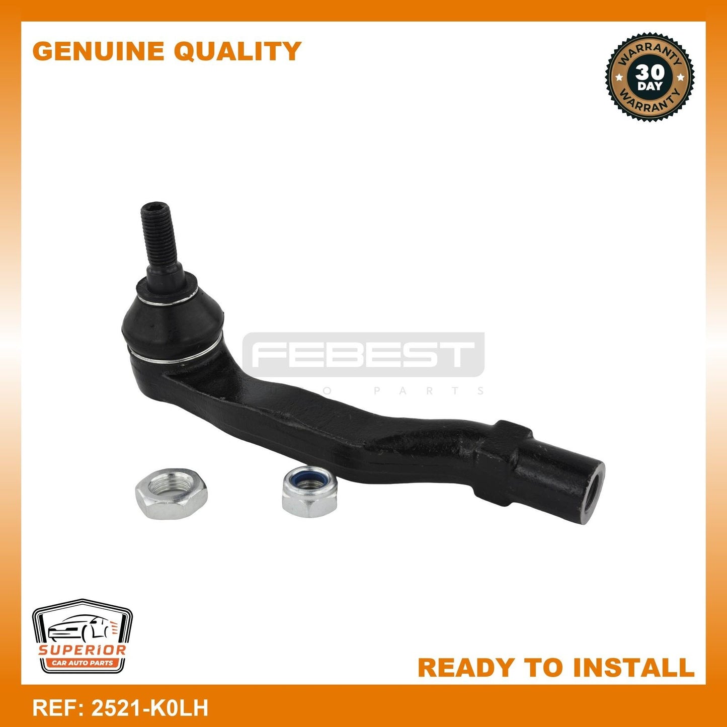 FEBEST Alfa Romeo Steering Tie Rod End Left 2521-K0LH