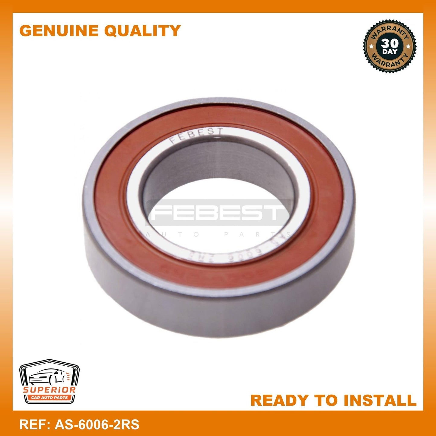 FEBEST Alfa Romeo Ball Bearing AS-6006-2RS