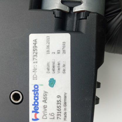 2011 BMW X5 Sunroof Motor 1732594A