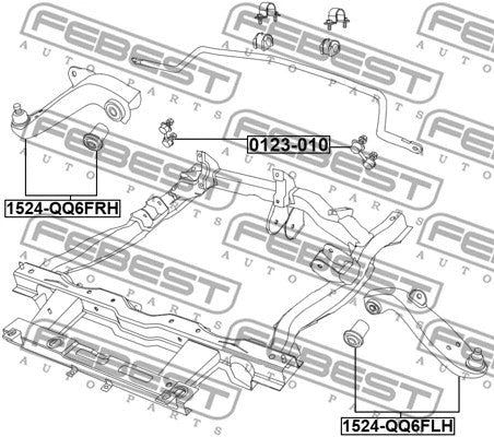 FEBEST CHERY Control Arm 1524-QQ6FRH