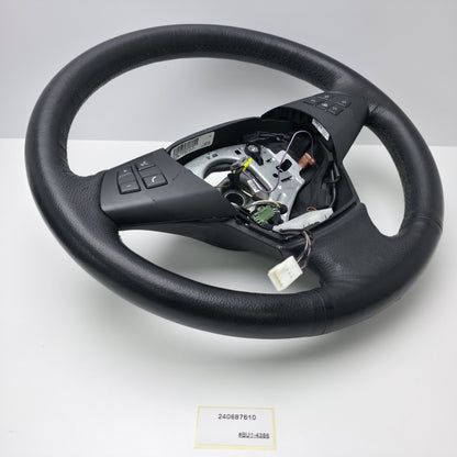 2007-2013 BMW X5 Steering Wheel Leather Black 240687610