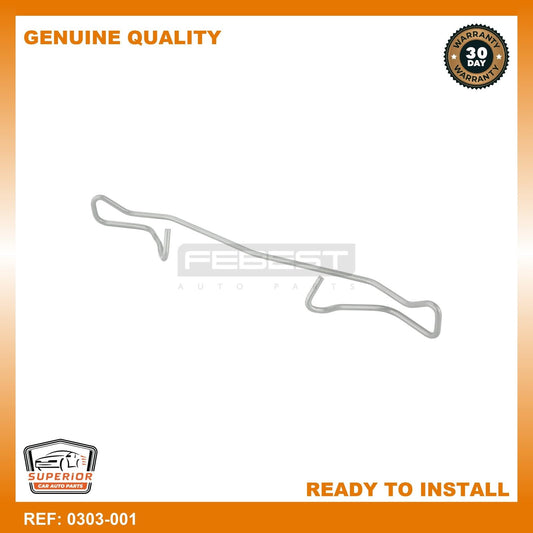 FEBEST 2011-2018 Audi A1 Anti-Rattle Spring Disc Brake Pads 0303-001