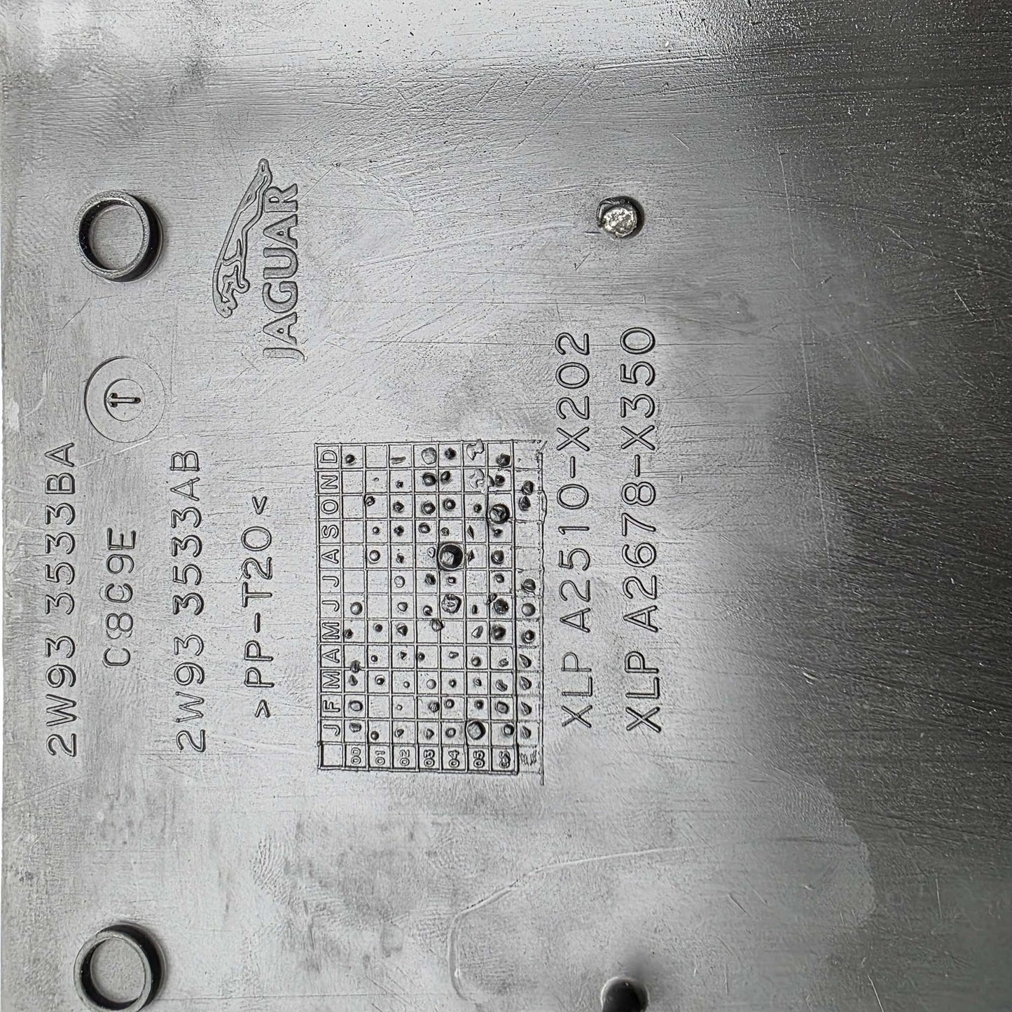 2008 Jaguar XJ Lower Steering Cowl Shield 2W933533BA