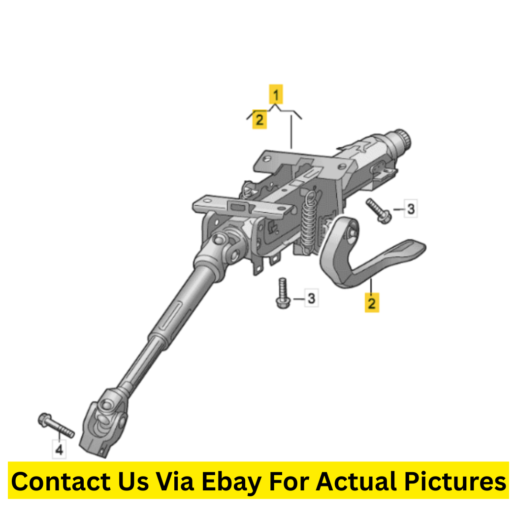 2014 Volkswagen Passat Steering Column Assembly Used OEM 1K1419502CT