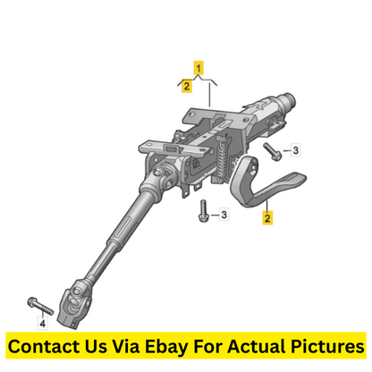 2014 Volkswagen Passat Steering Column Assembly Used OEM 1K1419502CT
