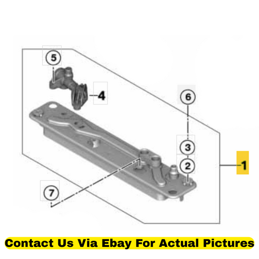 2012 BMW X6 Transmission Oil Cooler Heat Exchanger Used OEM 17217553389