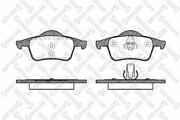 STELLOX 2003-2007 Volvo V70 Brake Pad Set 2713342