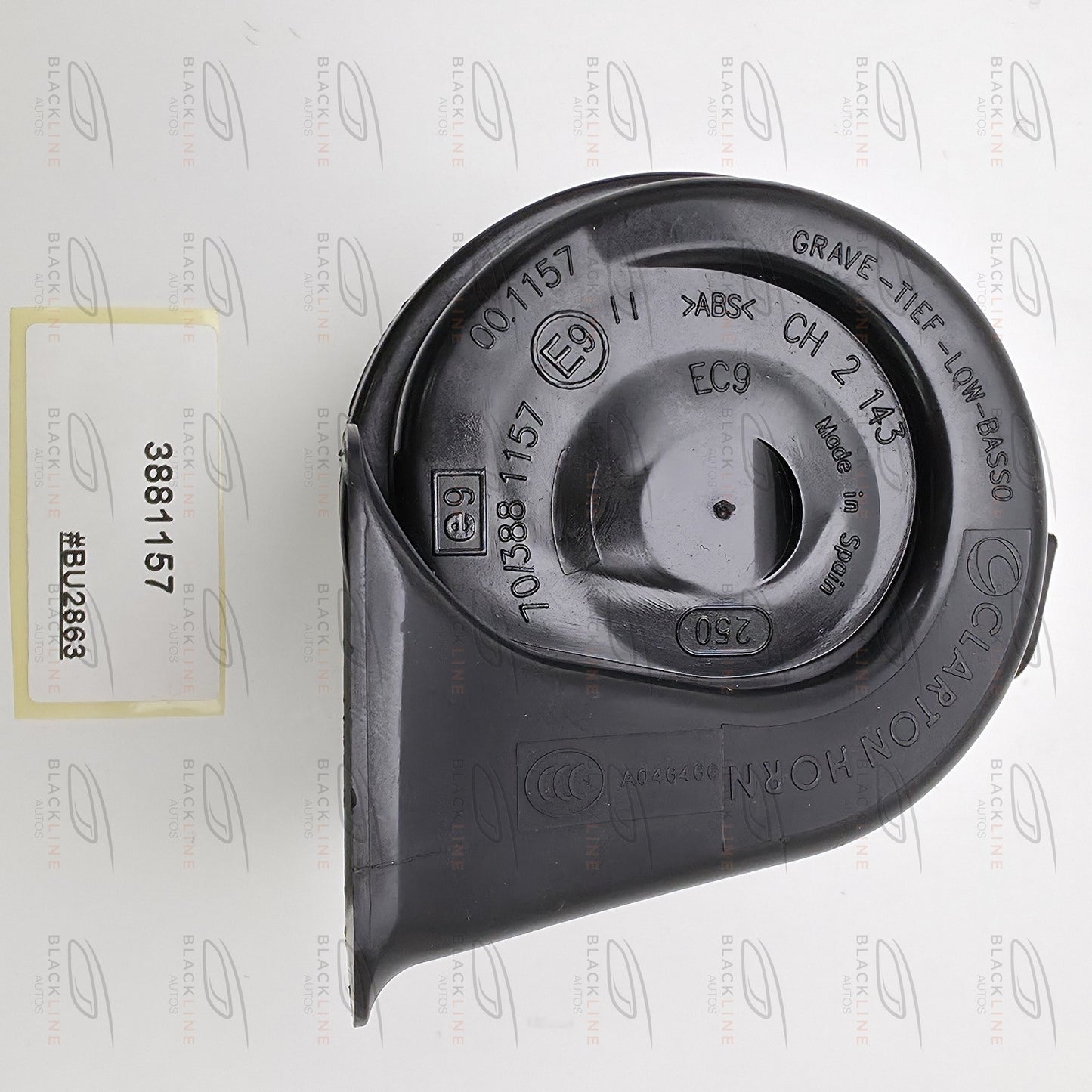 1999-2005 BMW 5 Series E39 Low Tone Horn 3881157