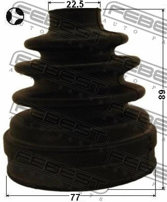 FEBEST 1996-2001 Toyota Camry Boot Inner CV Joint Kit 0115-SXV20RHT