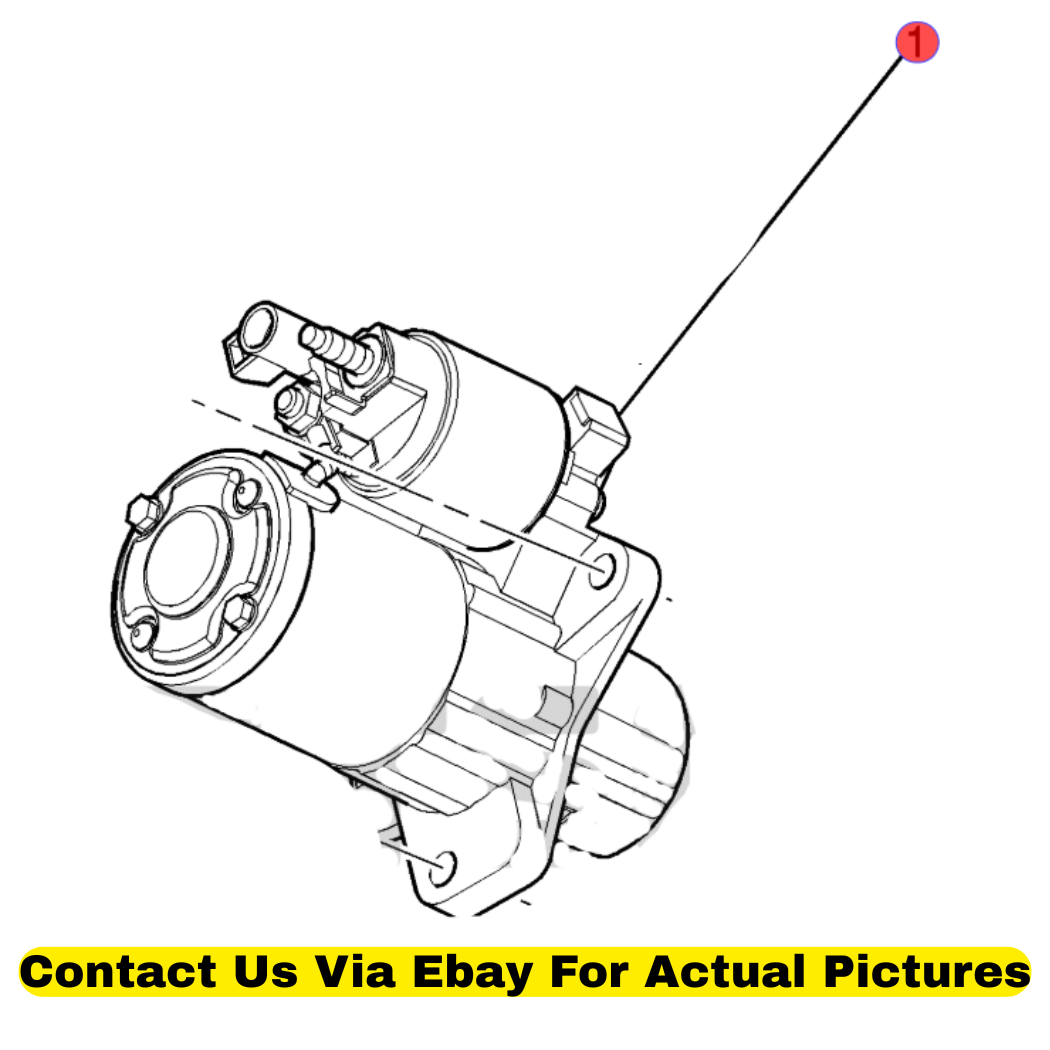 2011 Chevrolet Camaro Starter Motor Assembly Used OEM 12644788