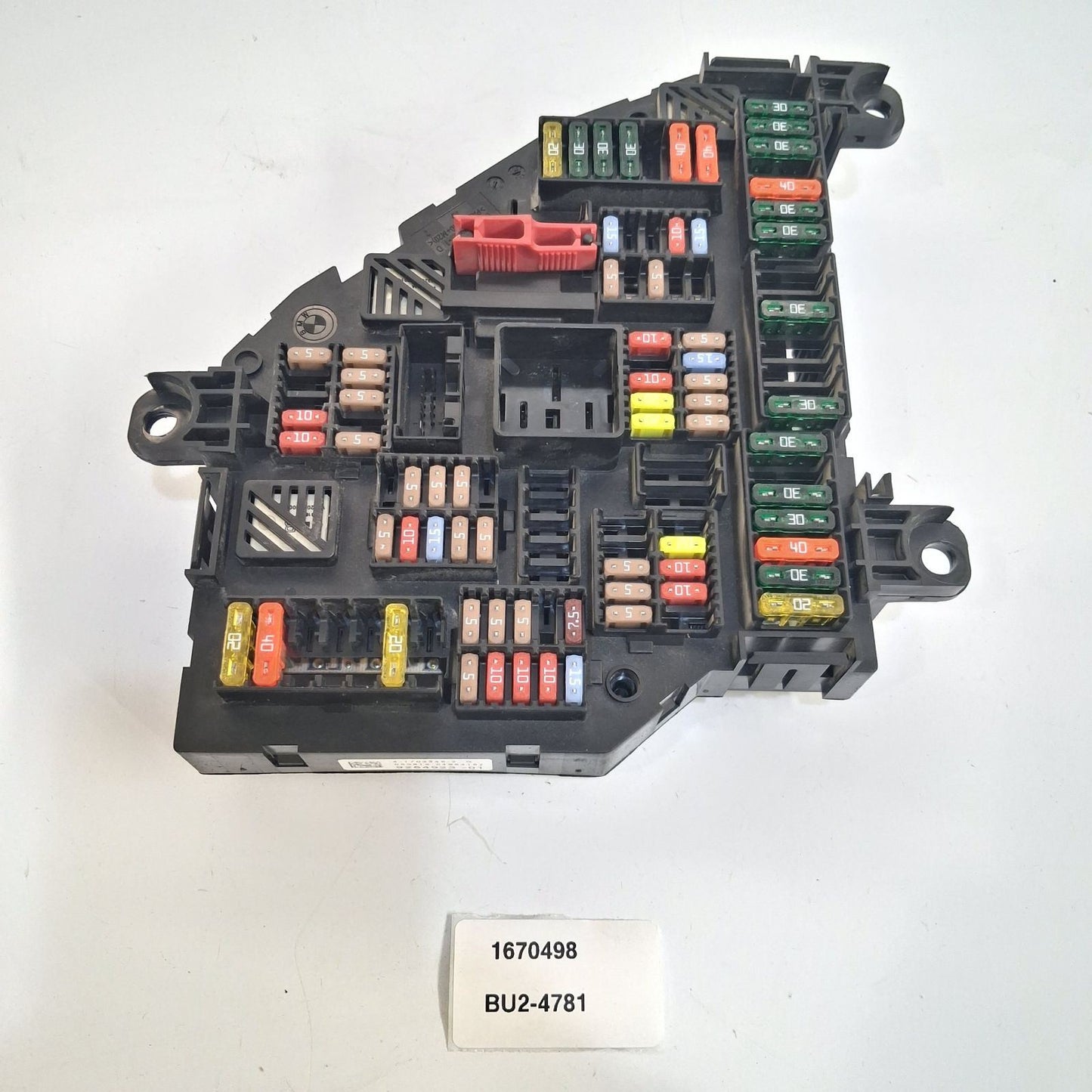 2013 BMW X3 Rear Power Distribution Fuse Box Module 1670498