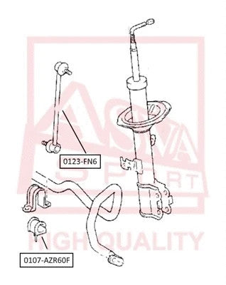 Febest 2013-2015 Kia Sportage Front Stabilizer Link 0123-FN6