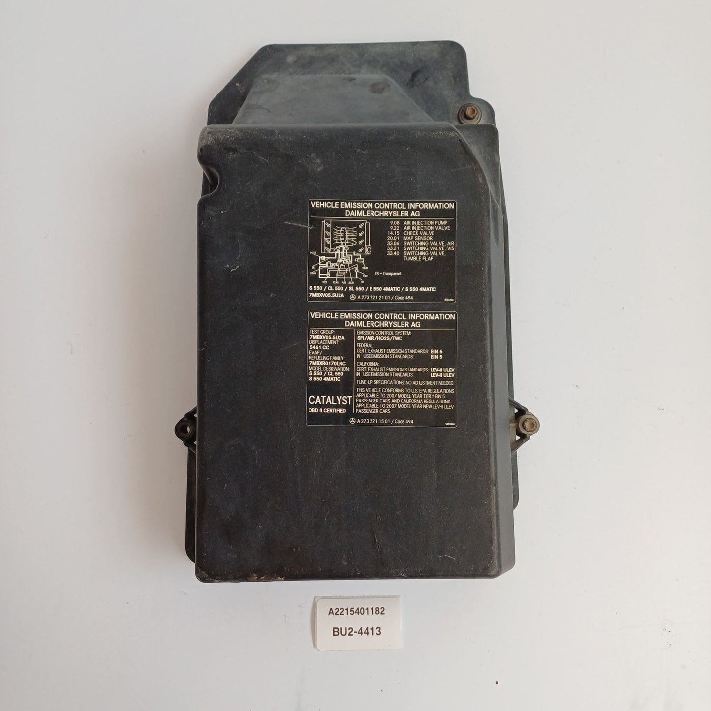 2005-2013 Mercedes-Benz S-Class Engine Fuse Box Cover Left A2215401182