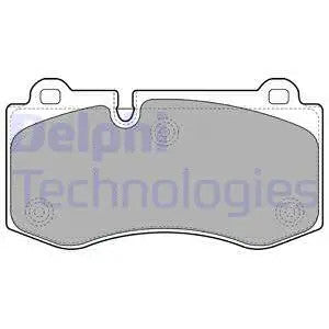DELPHI Mercedes Benz Brake Pad Set, Disc Brake LP1980