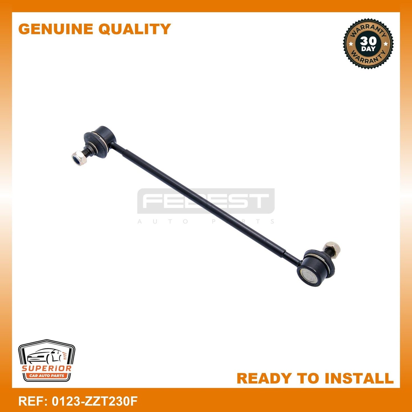 Febest 2001-2007 Toyota Corolla Front Stabilizer Link 0123-ZZT230F