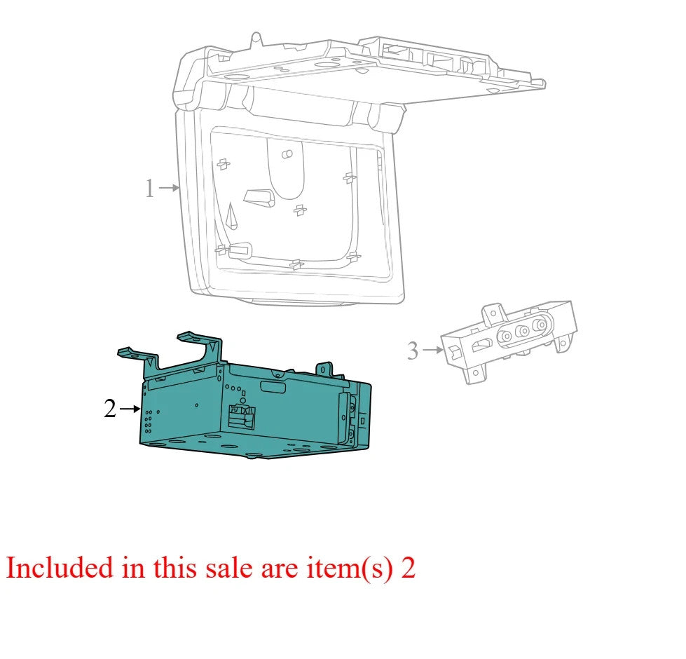 2015 Jeep Grand Cherokee DVD Player Used OEM 5091245AE