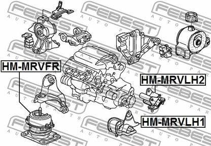 FEBEST 2003-2007 Acura MDX Front Left Engine Mount HM-MRVLH1