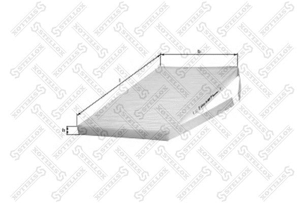 STELLOX 1995-1997 Audi A6 Interior Air Filter 4A11820367